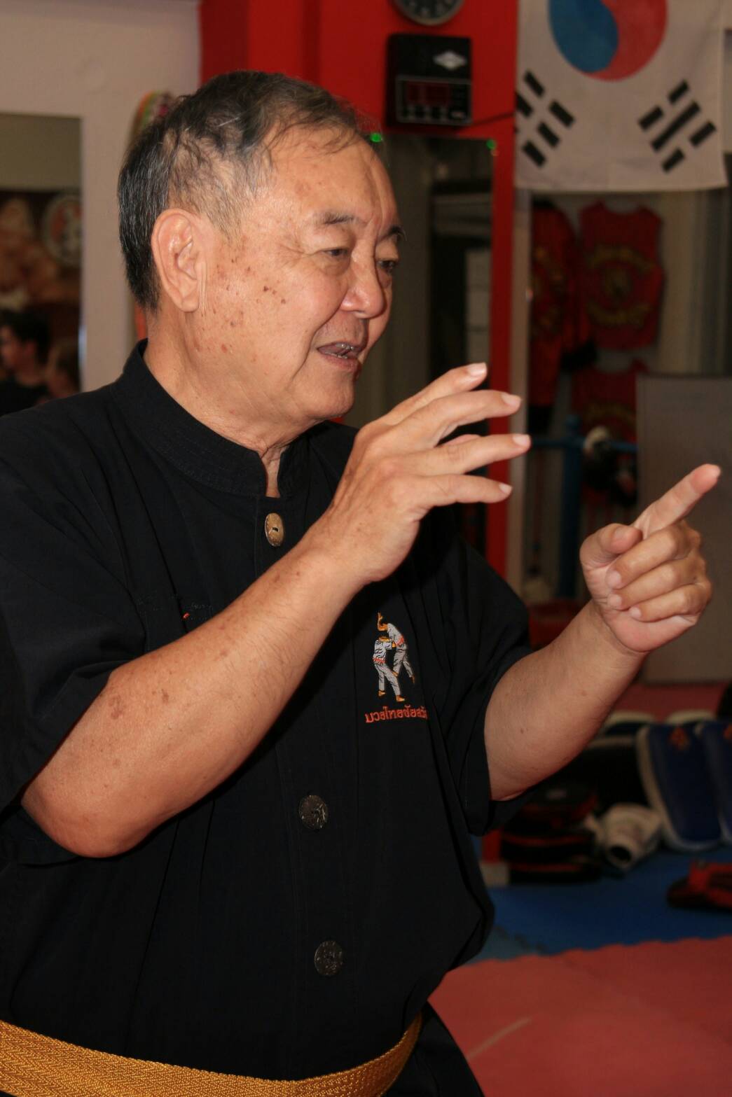 Question 6 Exclusive interview with Muay Thai Grand Master Chaisawat Tienviboon.